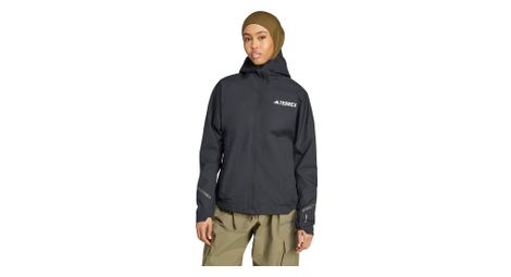 adidas terrex xperior waterproof jacket black women s