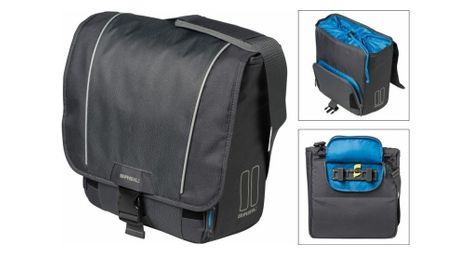 Sac a main bandouliere impermeable arriere basil sport design commuter 18l
