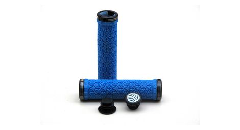 Sb3 paire de grips logo lock on bleu noir