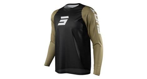 Maillot manches longues shot neo defender noir / jaune