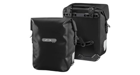 Par de bolsas para bicicleta ortlieb sport roller city 25l negro