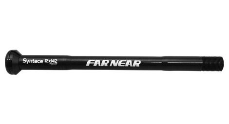 Axe-blocage de roue route traversant arriere syntace filetage 1.0 pour 12x142 noir 36gr. (159mm hors butee filetage 17mm)