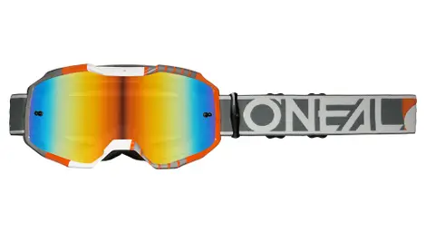 O'neal b-10 duplex goggle grey/orange radium lens red