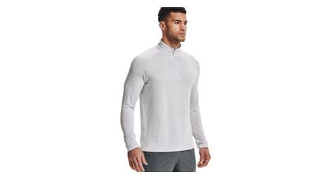 Haut 1 2 zip under armour tech 2 0 zip gris