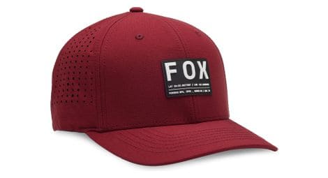 Gorra fox non  stop tech flexfit roja