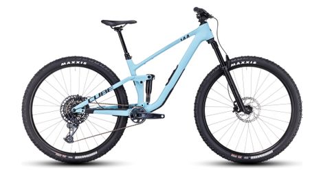 Cube stereo one44 c:62 pro full suspension mtb sram gx eagle 12s 29'' maya blue 2024