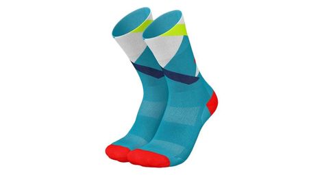 Chaussettes incylence strikes bleu/rouge