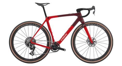 trek checkmate slr 9 gravel bike with sram red xplr axs 13 speed 700 mm red 2027