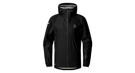 Chaqueta impermeable haglofs l i m gore tex ii negra para hombre