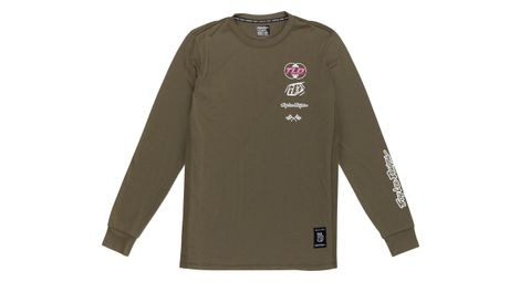 Maillot manches longues troy lee designs skyline ride marron