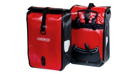 Ortlieb sport-roller classic quick-lock2.1 par de bolsa para bicicleta 25 l rojo negro