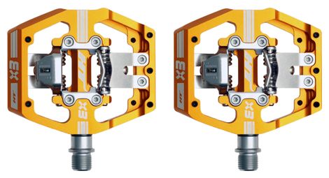 Paire de pédales ht components x3 orange