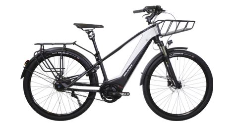 Velo d exposition vtc electrique sunn urb rely mixte shimano nexus 7v courroie 27 7 blanc noir 2023