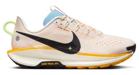 Nike pegasus trail 5 gris/amarillo, mujer