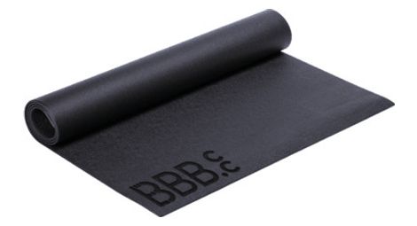 bbb indoor trainer mat rollable trainer black