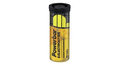 powerbar tablets 5 electrolytes 10 tabs manguo passion