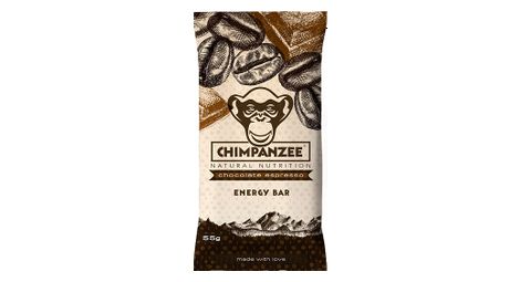 Chimpanzee energy bar 100% natural chocolat expresso 55g vegan