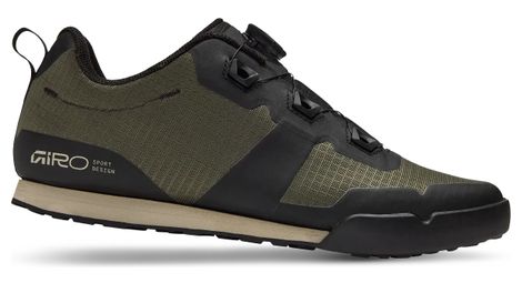 Chaussures VTT pour Pédale Plate Giro Tracker BOA Vert