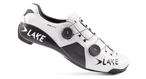 Zapatillas de carretera blancas / negras lake cx403 42