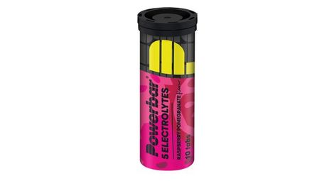 Boisson énergétique powerbar 5 electrolytes framboise/grenade - 10 comprimés
