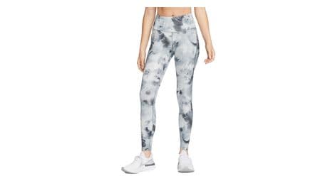 Nike air dri-fit donna 7/8 tights bianco grigio