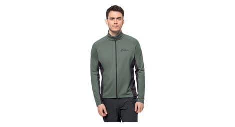 Polaire jack wolfskin morobbia fz vert