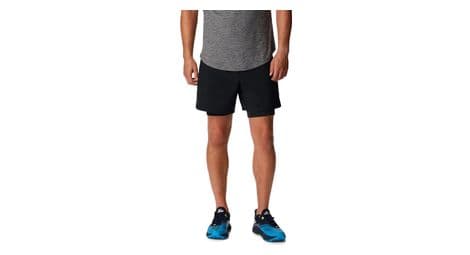 Columbia endless trail 2in1 shorts negro hombre