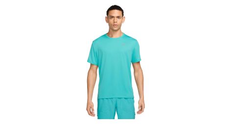 Maillot de manga corta nike dri-fit uv miler azul para hombre
