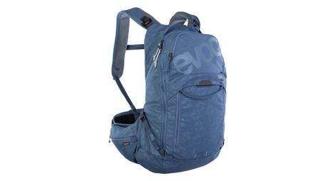 evoc trail pro 16l blue mtb backpack