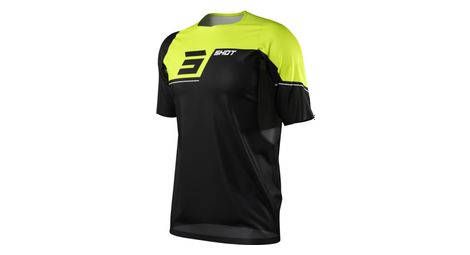 Maillot manches courtes shot rogue revolt noir / jaune