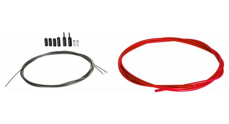 Guaina del deragliatore shimano optislik (2 metri) rossa