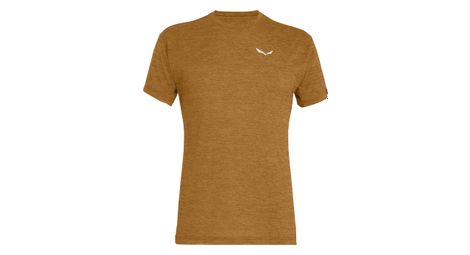 T shirt salewa puez melange dry marron