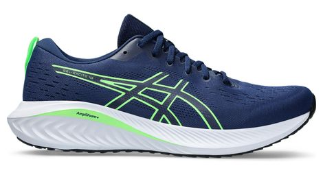 Asics gel excite 10 laufschuhe blau grün