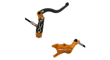 Frein avant hope xcr pro e4 orange durite noire