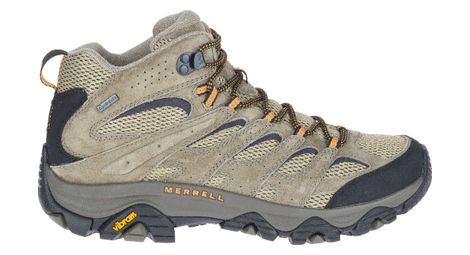 Merrell moab 3 mid gore-tex wandelschoenen beige