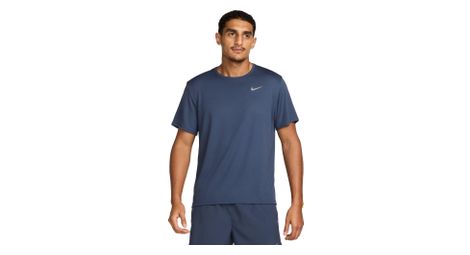 Maillot manches courtes nike dri-fit uv miler bleu homme