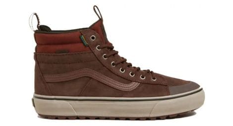 Paire de chaussures vans mte sk8 hi waterproof bitter chocolat