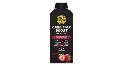 goldnutrition carb max energy gel strawberry 60g