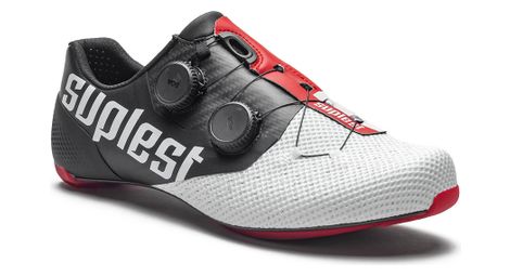 Zapatillas carretera suplest edge+ 2.0 pro negro/blanco/rojo | t45 | producto reacondicionado