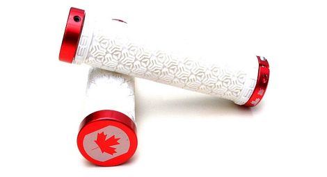 Sb3 paire de grips logo lock on blanc rouge canada