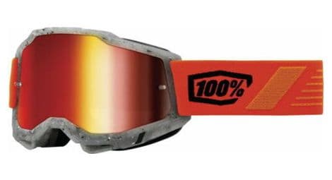 100% accuri 2 schrute red goggle / red mirror lens