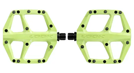 Look trail fusion flat pedals lime green