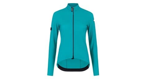 Assos gt spring fall c2 women's long sleeve jersey turquoise
