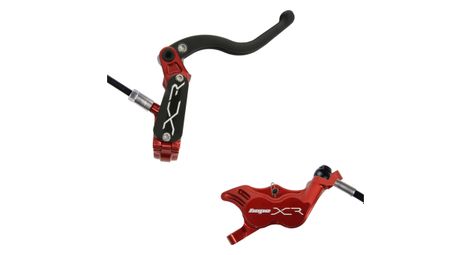 Frein avant hope xcr pro e4 rouge durite noire