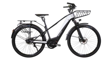 Velo d exposition vtc electrique sunn urb rely mixte shimano nexus 7v courroie 27 7 blanc noir 2022