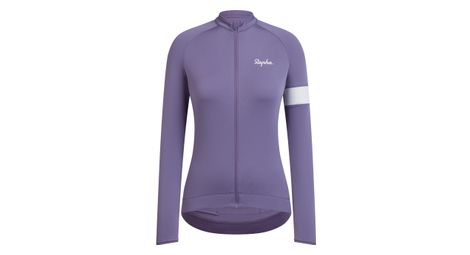 Maillot manches longues rapha femme core lila