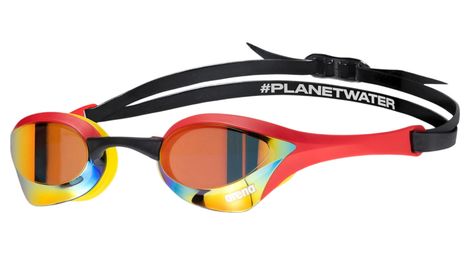 Lunettes de Natation Arena Cobra Ultra Swipe Mirror Or/Rouge