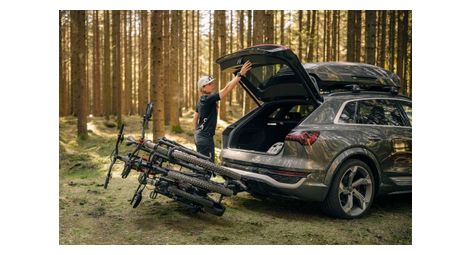 Easyfold 3 944100 Fahrradtrager Mit Deichsel 2 Fahrrader E Bike Kompatibel Schwarz