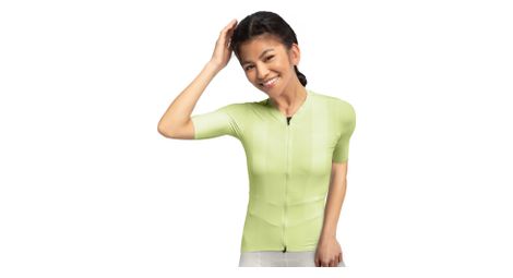 Maillot vélo ultraléger femme cyclisme srx grenoble vert