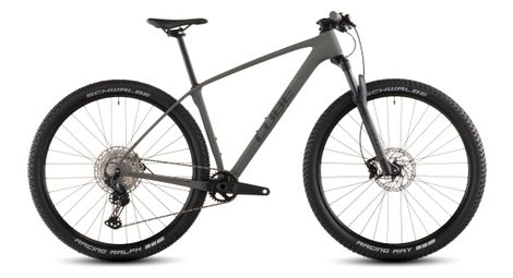 Cube reactie c:62 one hardtail mtb shimano deore xt 12s 29'' oud grijs 2026